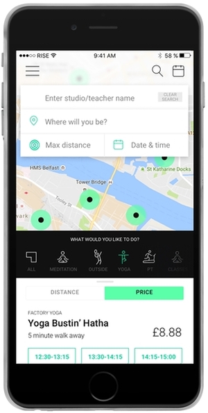 RISE to your fitness potential with the help of an app