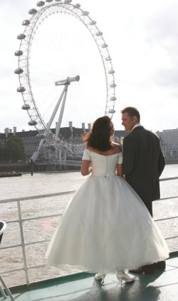 By the river