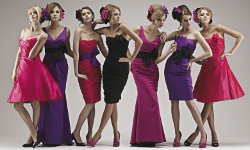 Dresses at the ready