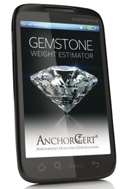 Anchorcert unveils the new gemstone weight estimator app