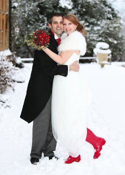 Celebrations in the snow