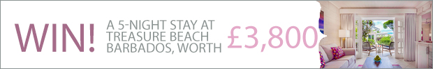 WIN! A five-night stay at Treasure Beach, Barbados, worth £3,800