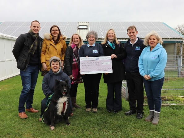 Something different starts the year with £8,000 donation to RSPCA Llys Nini