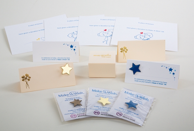 Give the gift of giving with Make-A-Wish UK wedding favours