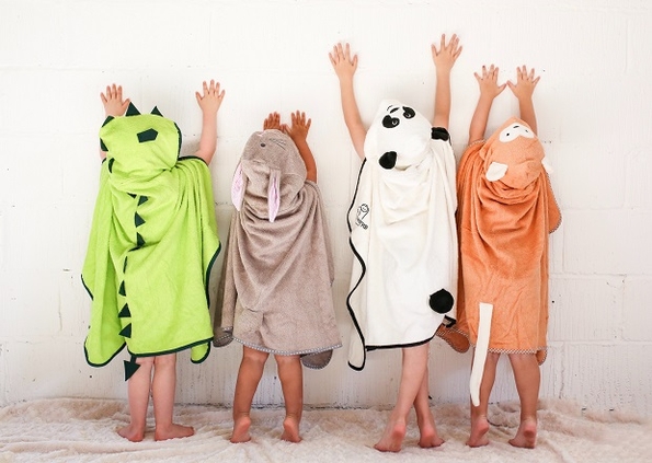 Cuddledry toddler bath towels make a splash