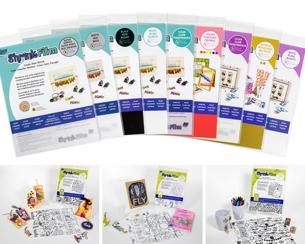 Grafix Shrink Film is great for craft embellishments