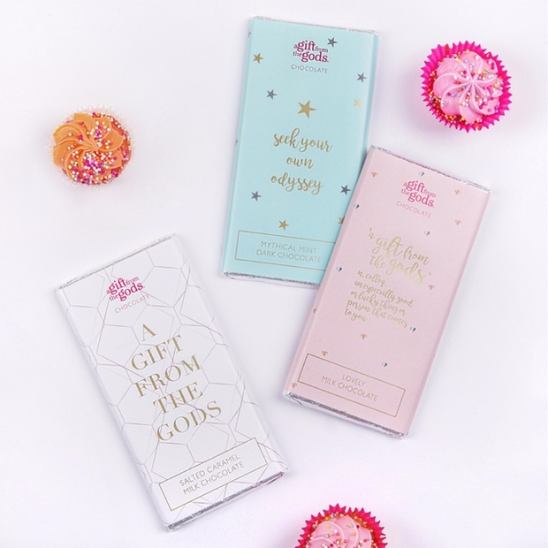 A Gift From The Gods launches new chocolate bar range