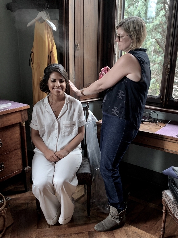 Local make-up artist Gemma Warburton is teaching brides-to-be how to do their make-up