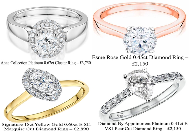 Local jewellers Laing reveal some of their favourite engagement rings